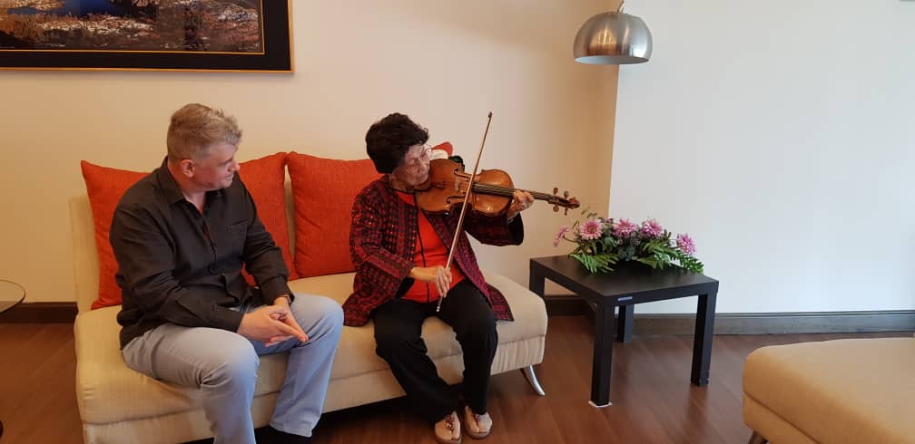 What a privilege and honour to play for Tun Siti Hasmah, the Patron of the Malaysian Philharmonic Orchestra. She is the most passionate and humble lady I've ever known